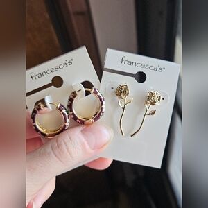 Set Of Francesca's Earrings